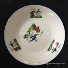 Plato de porcelana china placa de fruta